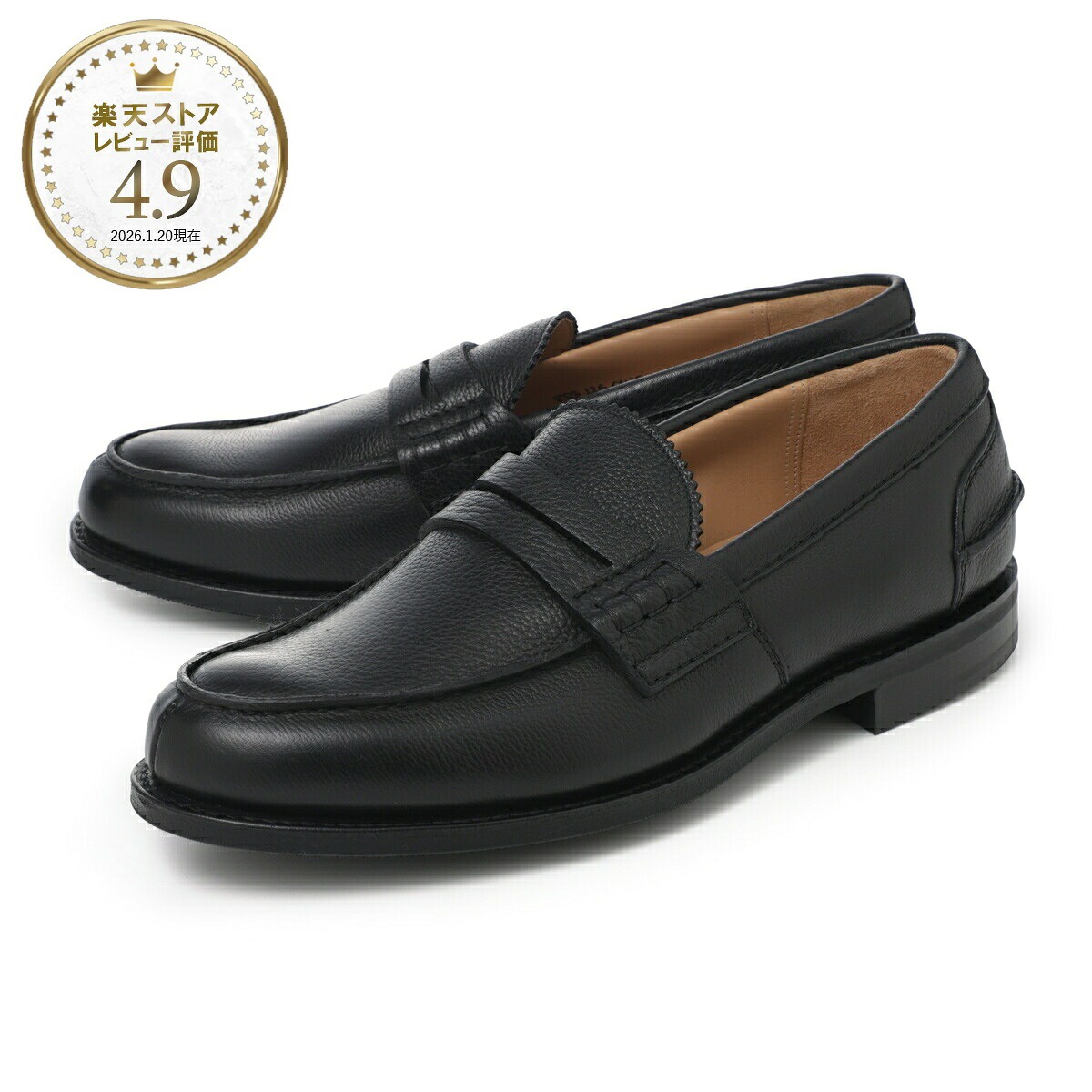 【アウトレット】チャーチ Church's ローファー コインローファー ブラック メンズ edc139 9gv f0aab PEMBREY R.2.0【返品送料無料】[outnew][outnew]｜モダンブルー店