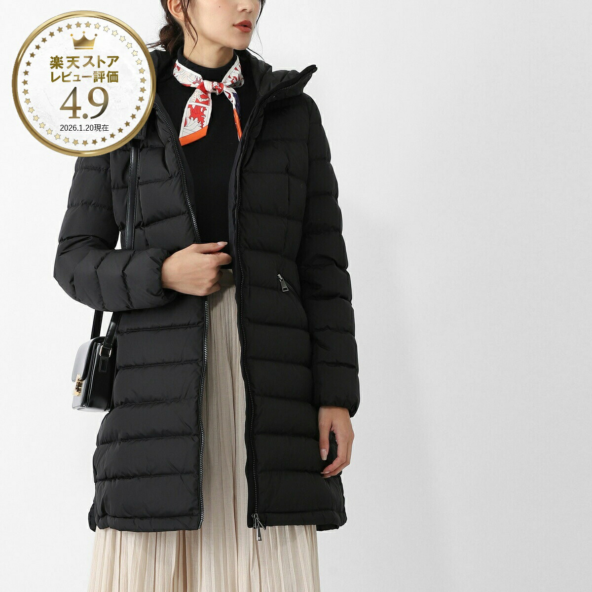 【アウトレット】モンクレール MONCLER ダウンコート ブラック レディース flammette 1c50900 54155 999 FLAMMETTE フラメッテ【返品送料無料】｜モダンブルー店
