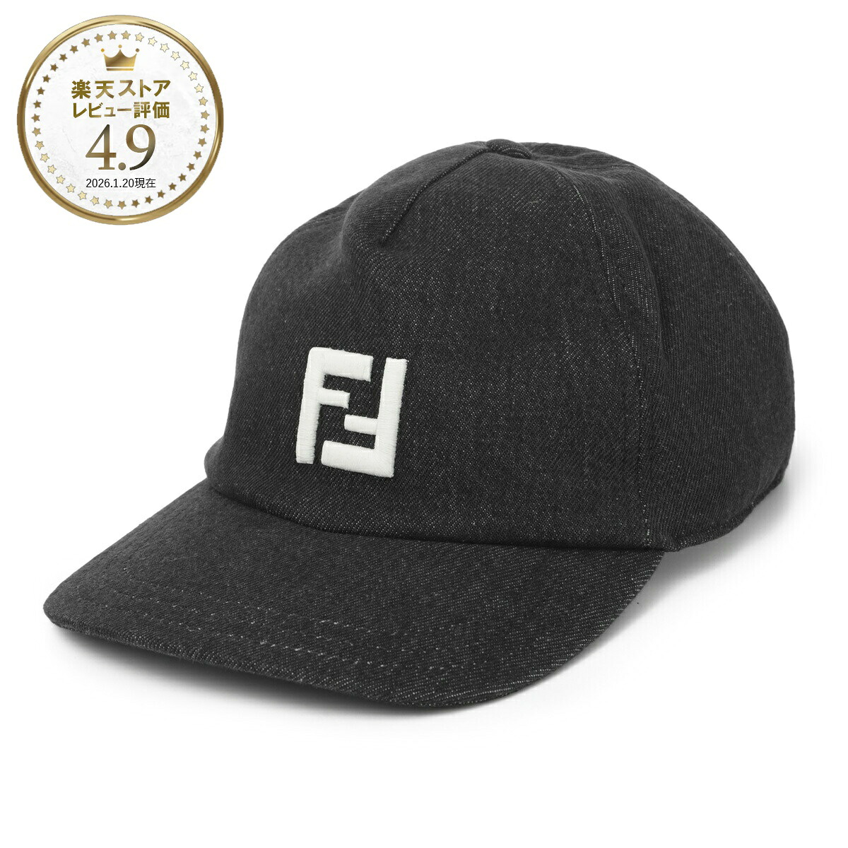 フェンディ FENDI ベースボールキャップ ブラック メンズ fxq768 atqj f0qa1【返品送料無料】|モダンブルー店