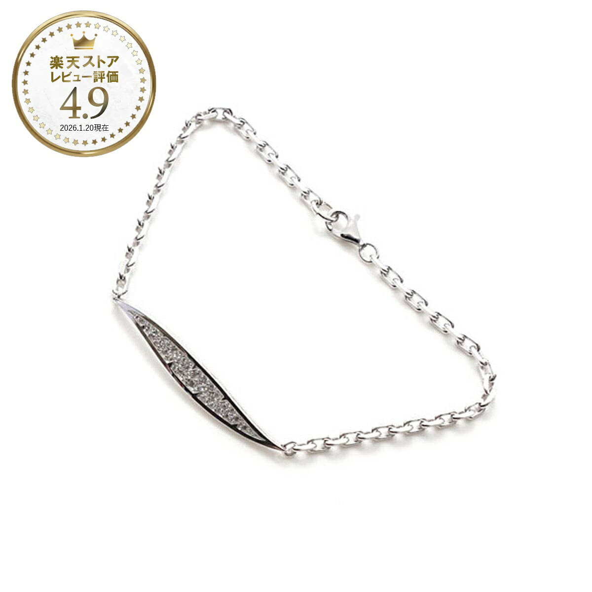 ガーデル GARDEL ブレスレット シルバー メンズ レディース gdb 067 sv cz NATURAL LEAF BRACELET【返品交換不可】｜モダンブルー店 29,315円