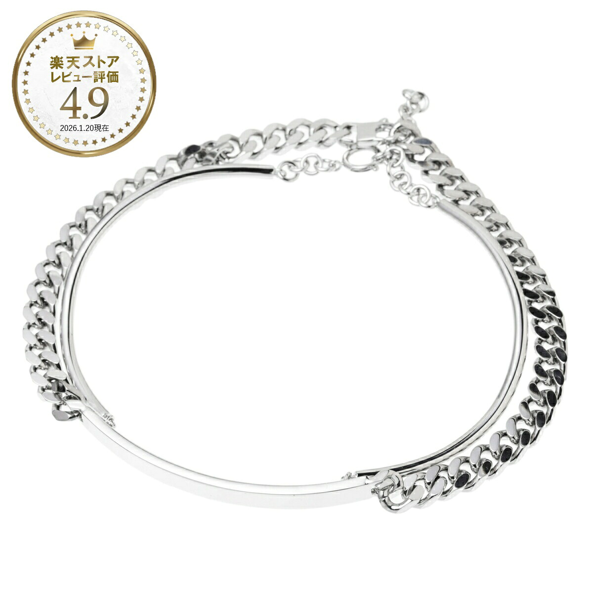 【アウトレット】エムエム 6 メゾンマルジェラ MM6 Maison Margiela ネックレス シルバー レディース sm6uu0080 p8371 951 MIXED CHAIN NECKLACE【返品送料無料】｜モダンブルー店