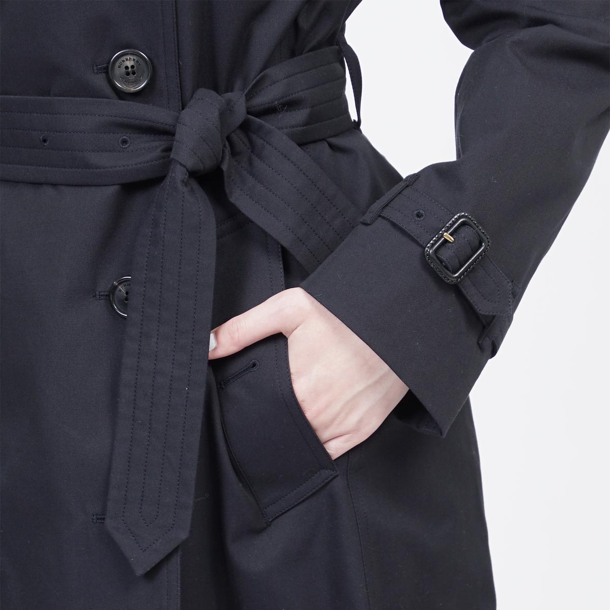 burberry trench coat navy blue