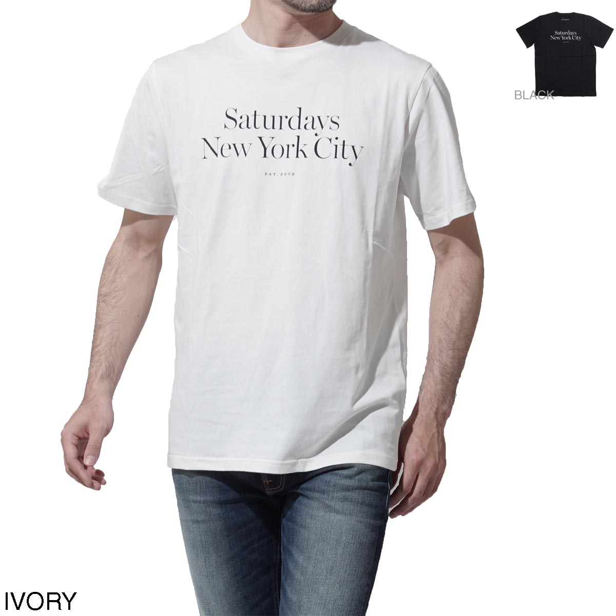 星期六纽约市saturdays new york city圆领t恤millerstandard tee m2