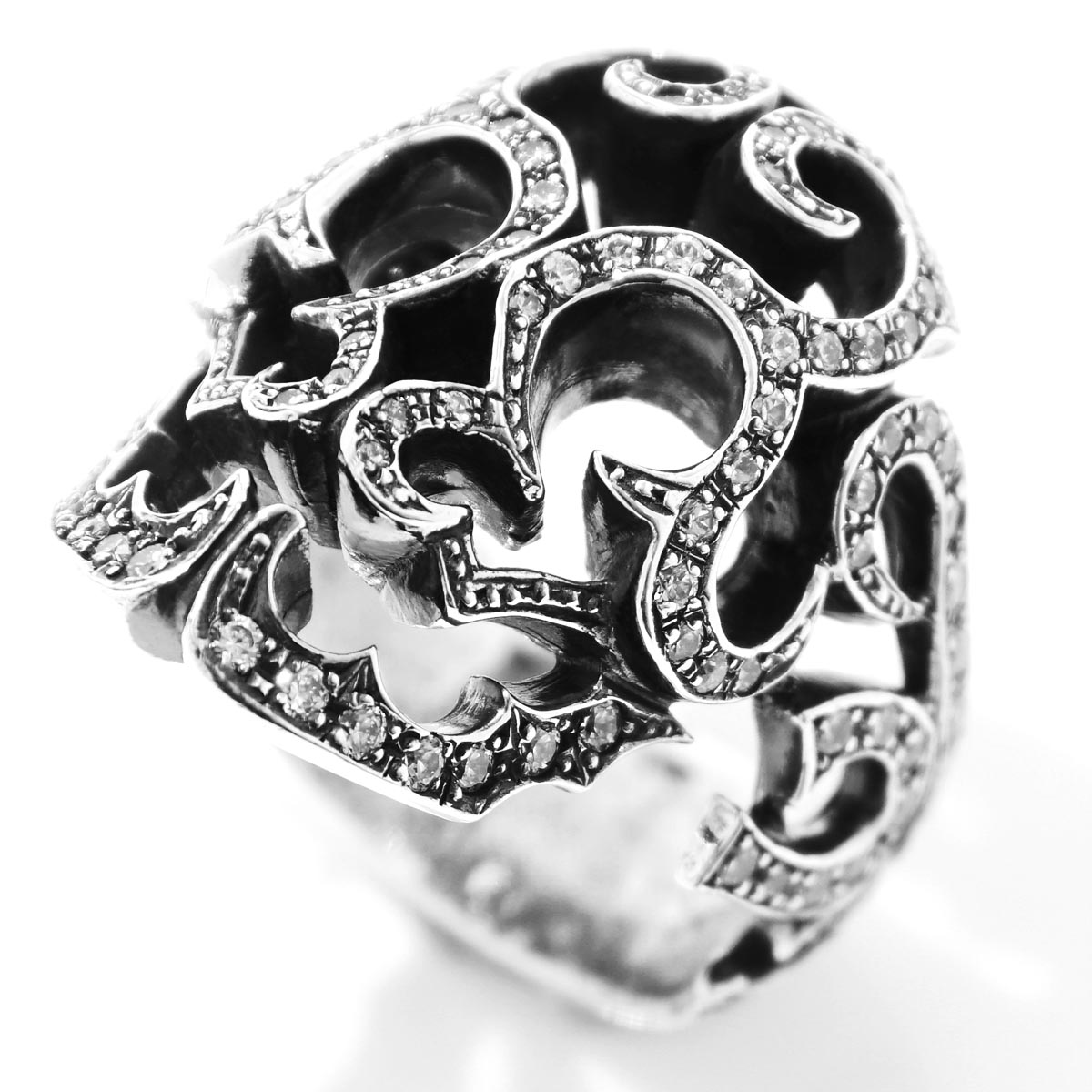 ガーデル GARDEL リング 指輪 シルバー メンズ gdr037pv sv cz SURVIVE SKULL RING【返品交換不可】 115,500円