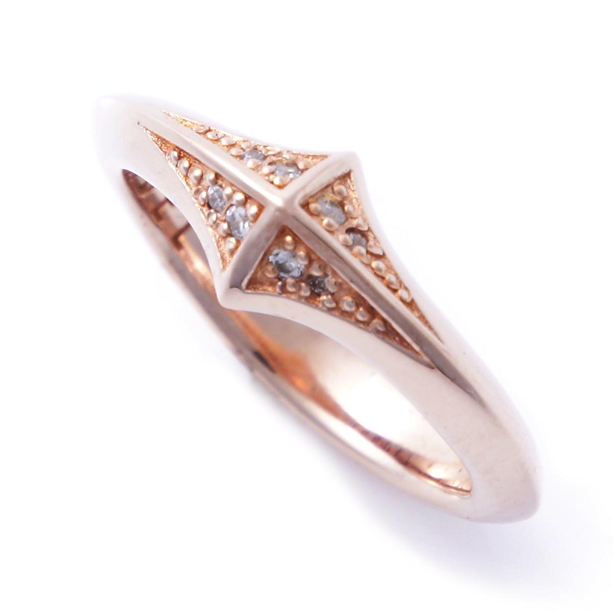 ガーデル GARDEL リング 指輪 ピンク メンズ レディース gdr81 svpinkct TRINITY STUDS RING【返品交換不可】