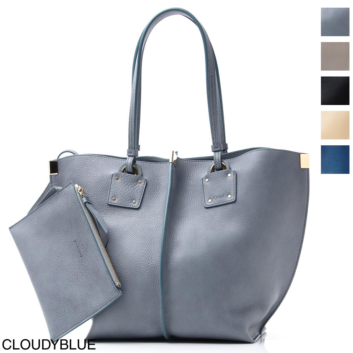 楽天市場 クロエ Chloe トートバッグ レディース プレゼント レザー 本革 Chc19ss130a94 41h Cloudyblue Vick あす楽対応 関東 返品送料無料 ラッピング無料 モダンブルー楽天市場店