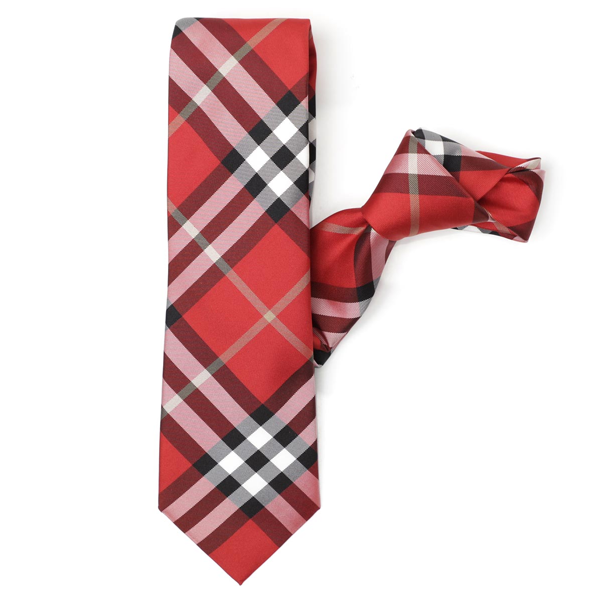 burberry tie red