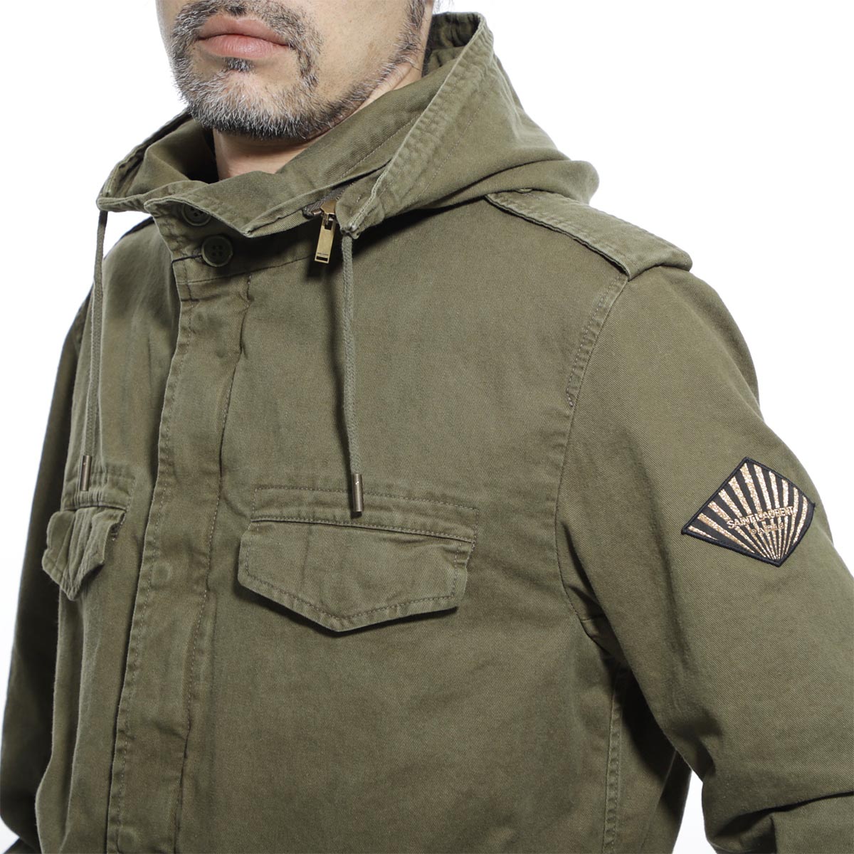 Saint Laurent Paris SAINT LAURENT PARIS field jacket green men jacket blouson outer casual 581788 y153w 2840 PARKA CAPUCHE Saint Laurent Paris SAINT LAURENT PARIS field jacket green men jacket blouson outer casual 581788 y153w 2840 PARKA CAPUCHE