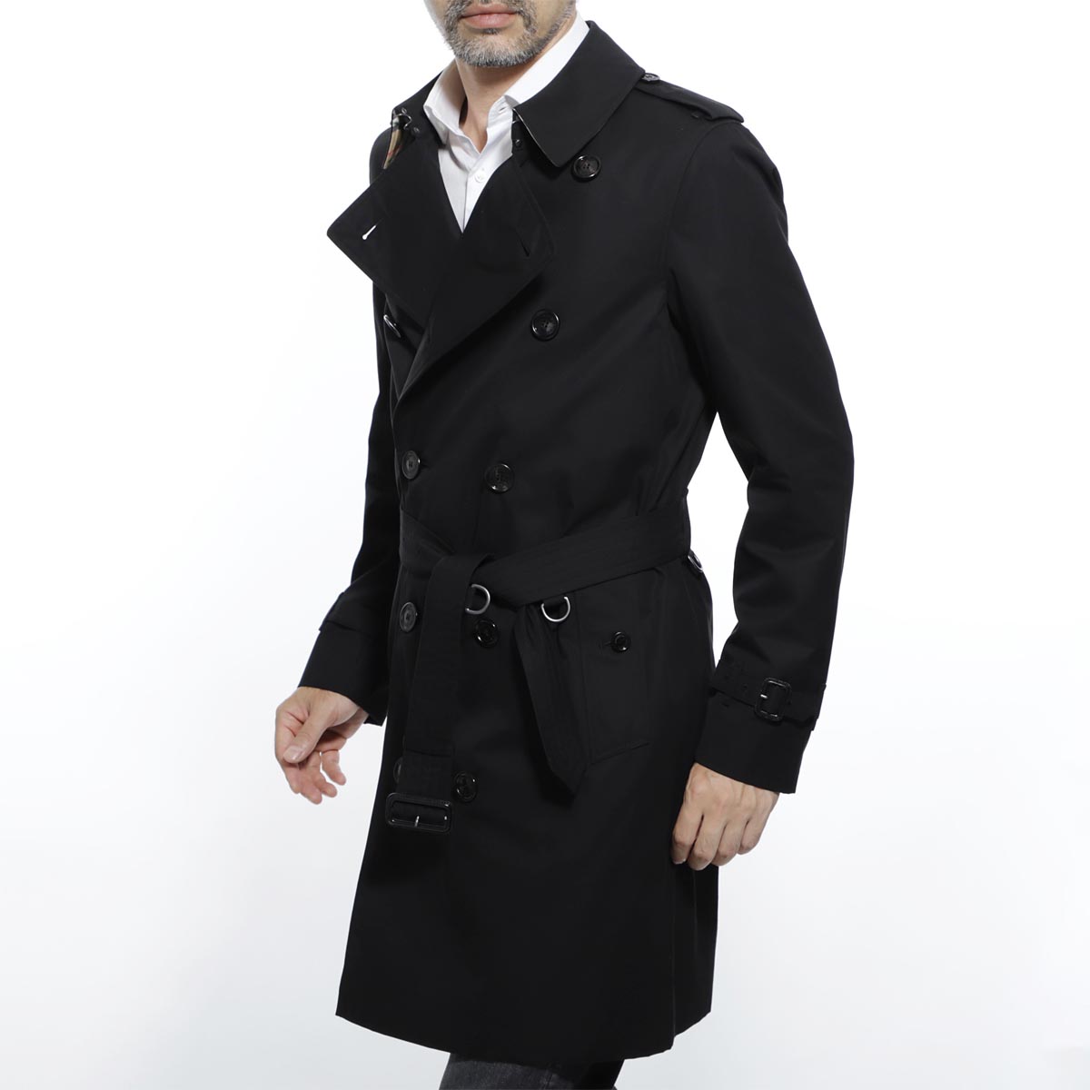 burberry trench coat mens black