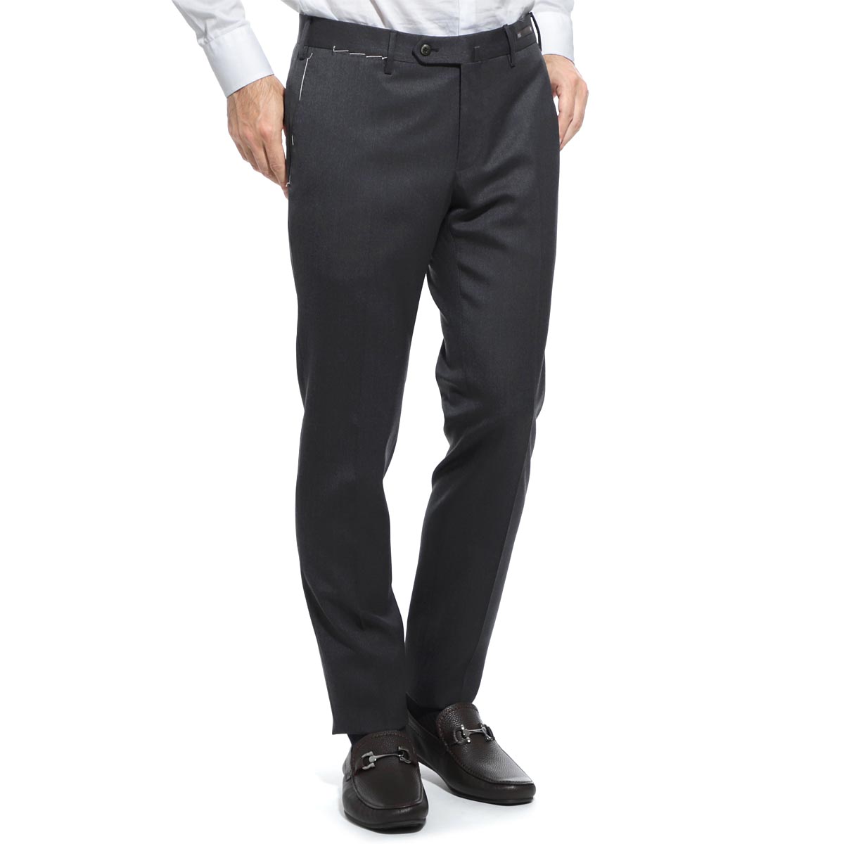 楽天市場 ピーティーゼロウーノ Pt01 ノープリーツ スラックス ウールパンツ グレー メンズ Codf01z00cl1 Co26 250 Business Super Slim Fit ビジネス スーパースリムフィット Pt Torino ピーティトリノ 返品送料無料 ラッピング無料 モダンブルー楽天市場店