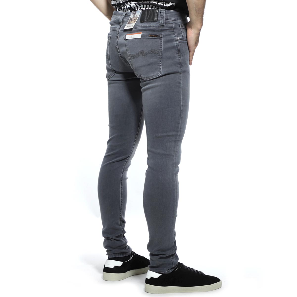 nudie skinny lin concrete grey