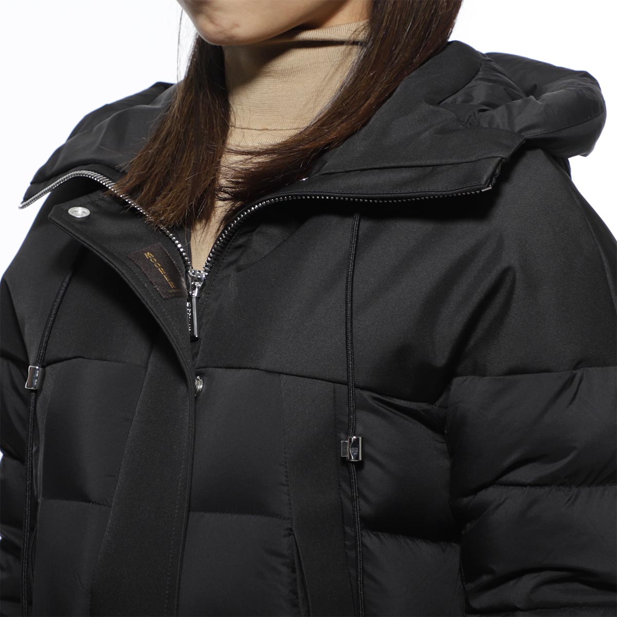 楽天市場 アウトレット ラスト1点 ムーレー Moorer ダウンジャケット ブラック レディース ダウン アウター 大きいサイズあり Nemesi Wi Nero Nemesi Wi あす楽対応 関東 返品送料無料 ラッピング無料 モダンブルー楽天市場店