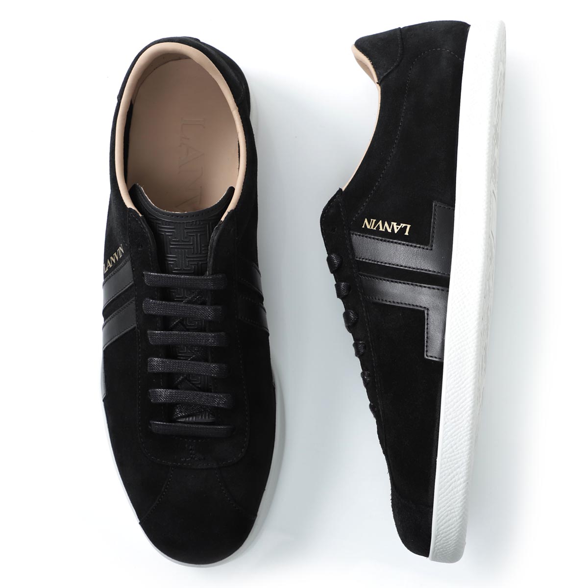 保証書付 楽天市場 アウトレット ラスト1点 ランバン Lanvin スニーカー ブラック メンズ シューズ 靴 カジュアル 大きいサイズあり Fm Skdlon Suna P 10 Suede Glen Sneakers あす楽対応 関東 返品送料無料 ラッピング無料 モダンブルー楽天市場