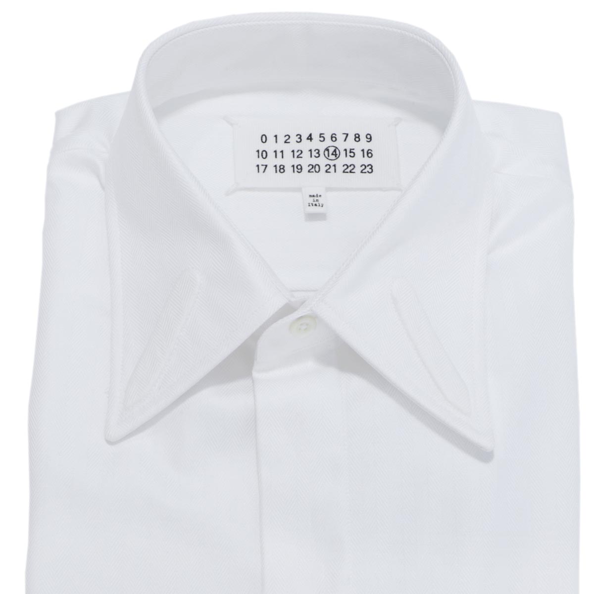 楽天市場 メゾンマルジェラ Maison Margiela 長袖シャツ ホワイト メンズ S50dl0424 S 100 14 男性のための ワードローブ あす楽対応 関東 返品送料無料 ラッピング無料 モダンブルー楽天市場店