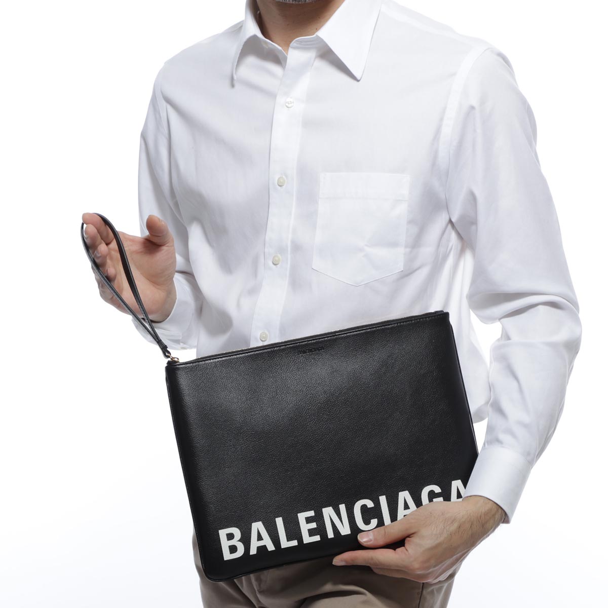 楽天市場 バレンシアガ Balenciaga クラッチバッグ ブラック メンズ ギフト プレゼント レザー 1izcm 1090 あす楽対応 関東 返品送料無料 ラッピング無料 モダンブルー楽天市場店