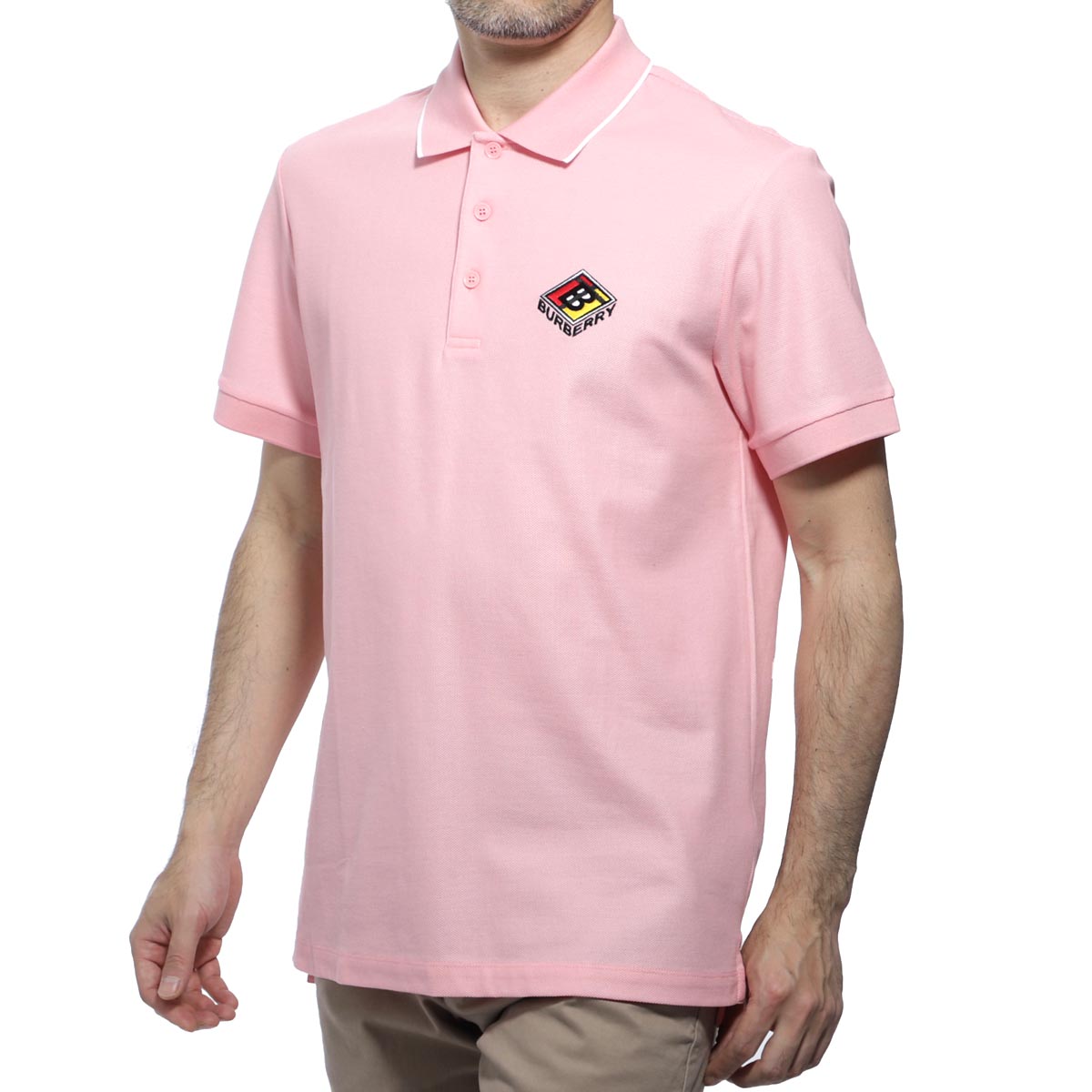 楽天市場 バーバリー Burberry ポロシャツ ピンク メンズ ゴルフ Candypink Aiden あす楽対応 関東 返品送料無料 ラッピング無料 モダンブルー楽天市場店