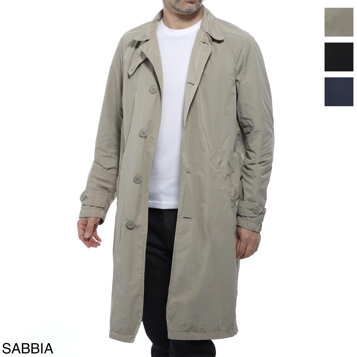 アウトレット アスペジ Aspesi ステンカラ コート Mono メンズ コート F973 Aspesi 春コート ライトアウター アウター レイン コート I847 F973 Mono Pioggia Summer 返品送料無料 ラッピング無料 モダンブルー店 アウトレット 送料無料 アスペジ