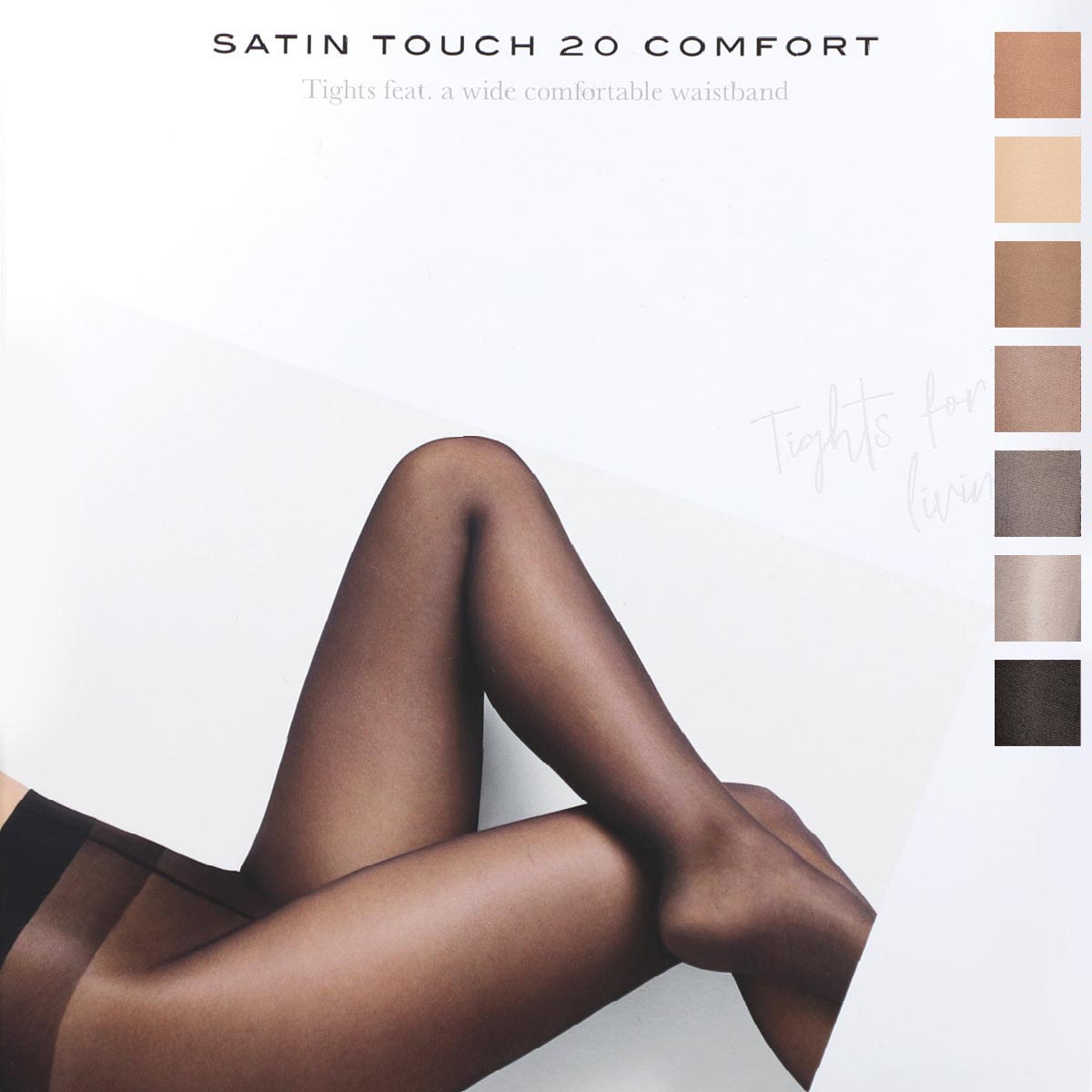 ウォルフォード Wolford パンティストッキング レディース 14776 4365 SATIN TOUCH 20 COMFORT サテンタッチ20デニール
