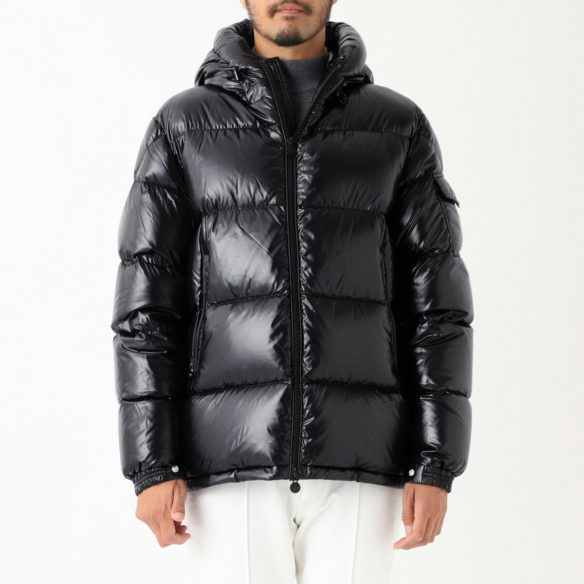 モンクレール MONCLER ダウンジャケット ブラック メンズ 大きいサイズ