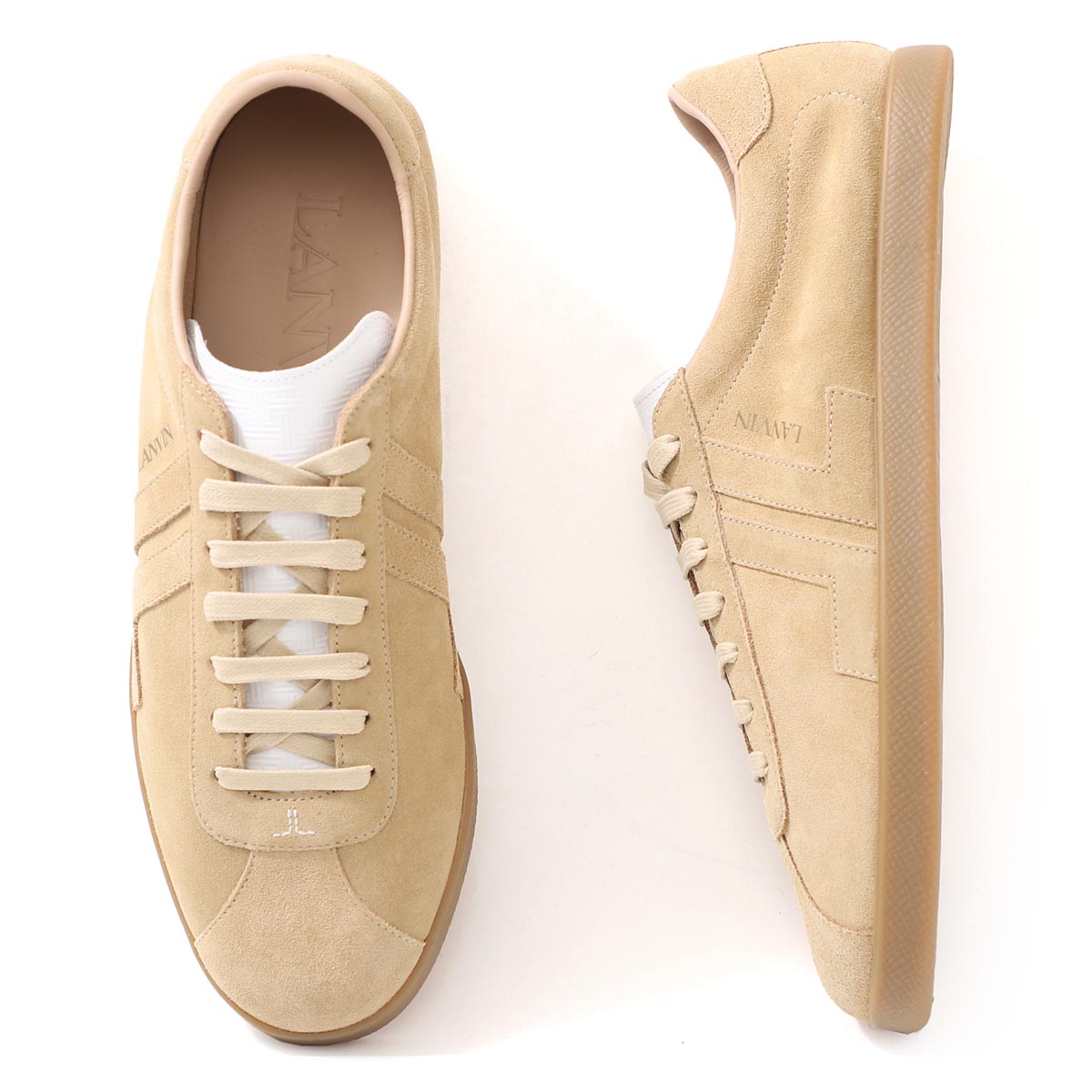 楽天市場 ランバン Lanvin スニーカー ベージュ メンズ 大きいサイズあり Fm Skdlon Vesu 0 05 Suede Glen Low Top Sneakers あす楽対応 関東 返品送料無料 ラッピング無料 モダンブルー楽天市場店