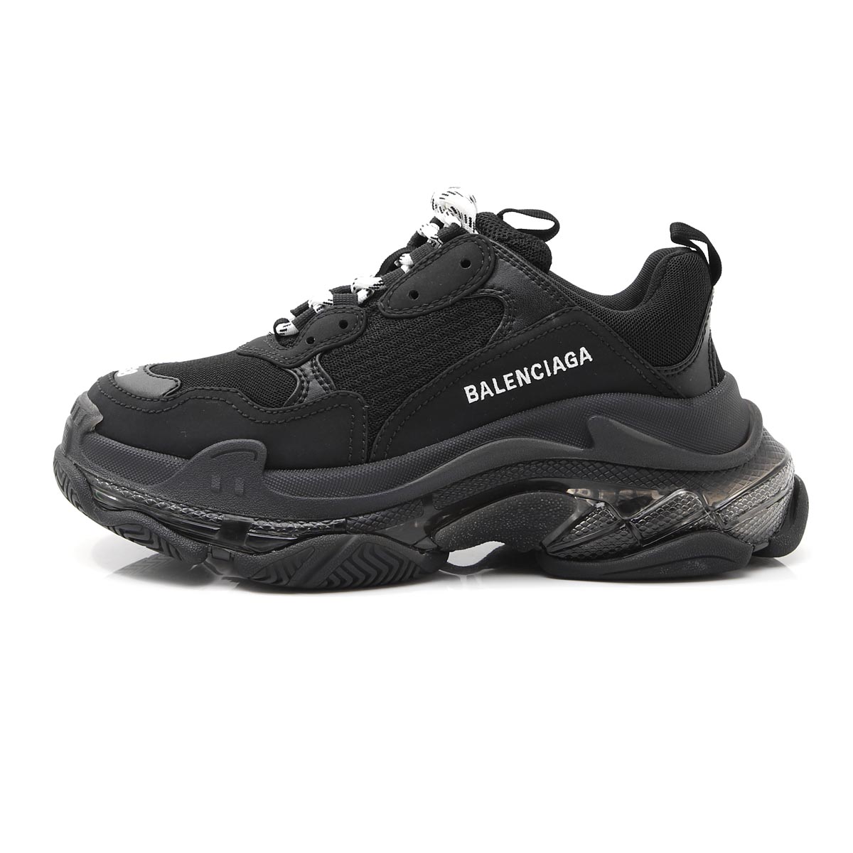 楽天市場 アウトレット ラスト1点 バレンシアガ Balenciaga スニーカー ブラック レディース W2fb1 1000 Triple S トリプルｓ クリアソール あす楽対応 関東 返品送料無料 ラッピング無料 モダンブルー楽天市場店