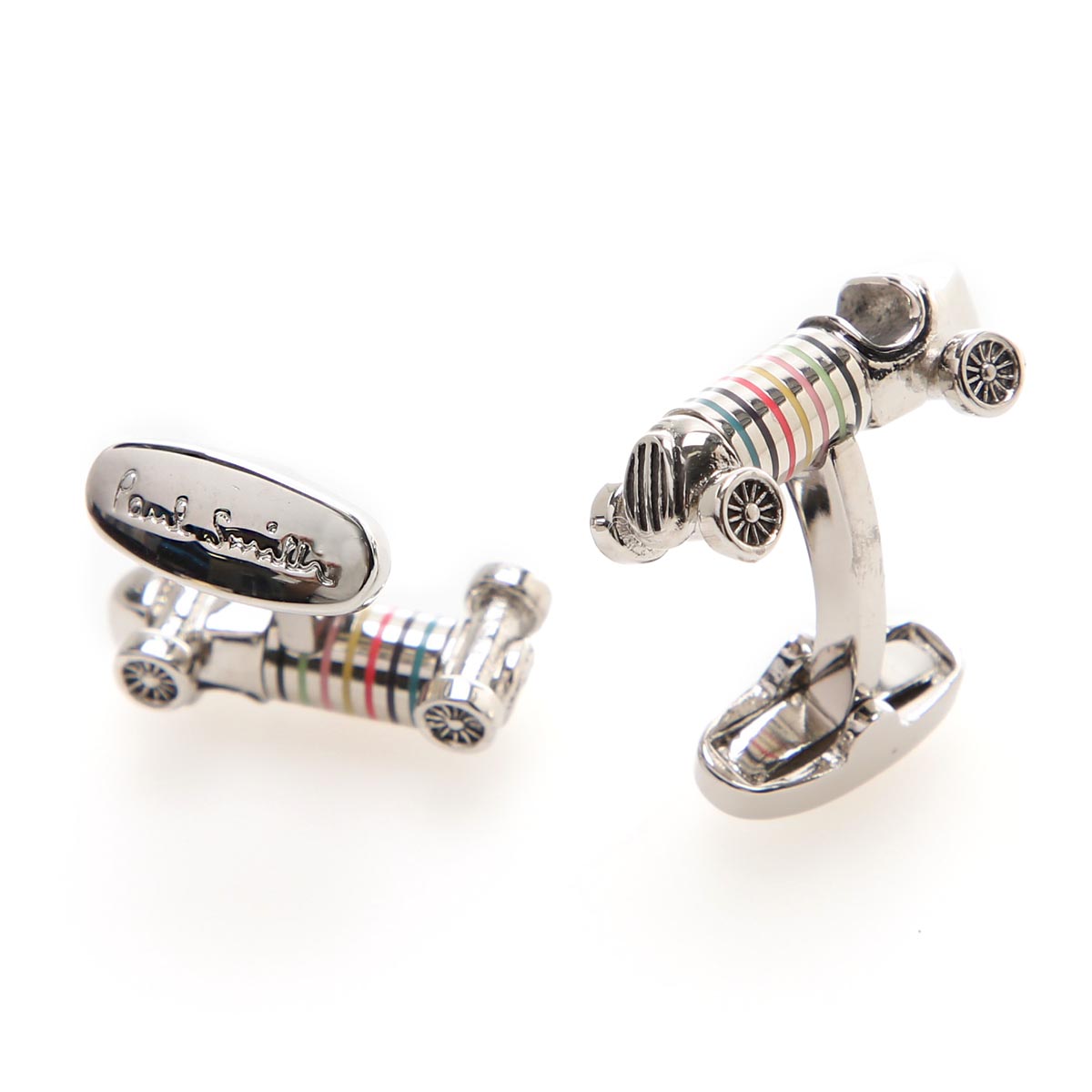 楽天市場 ポールスミス Paul Smith カフスボタン カフスリンク シルバー メンズ M1a Cuff Ascar 96 Men Cufflink Stripe Car あす楽対応 関東 返品送料無料 ラッピング無料 21ss モダンブルー楽天市場店