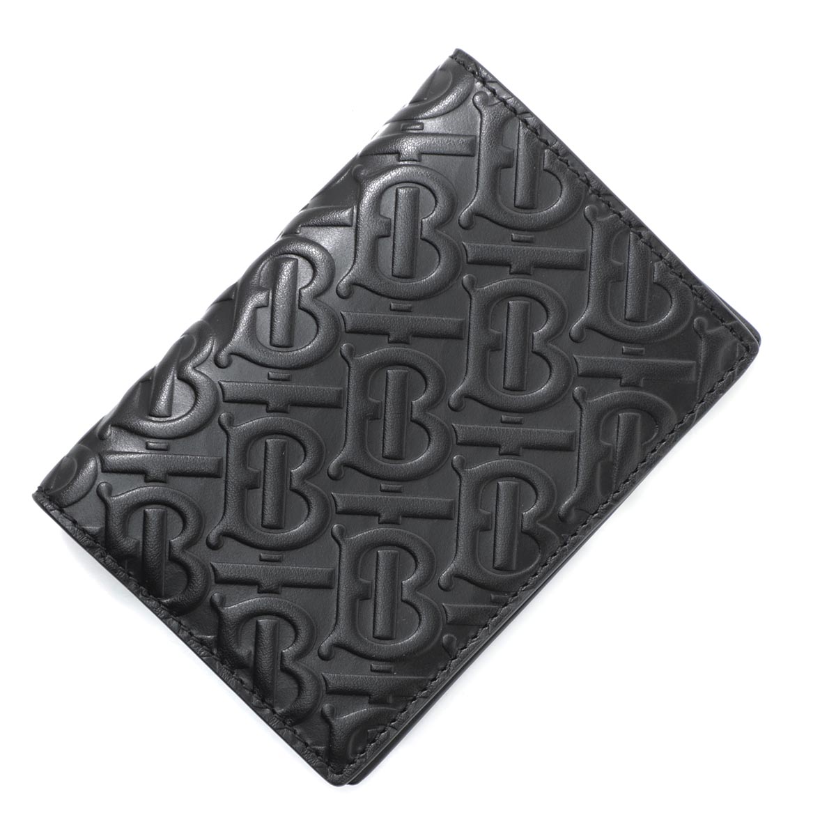 バーバリー 旅行用品 Black Burberry パスポートケース パスポートホルダー ブラック メンズ ブラック Black Monogrammed Leather あす楽対応 関東 返品送料無料 ラッピング無料 モダンブルー店 送料無料 バーバリー Burberry パスポートケース