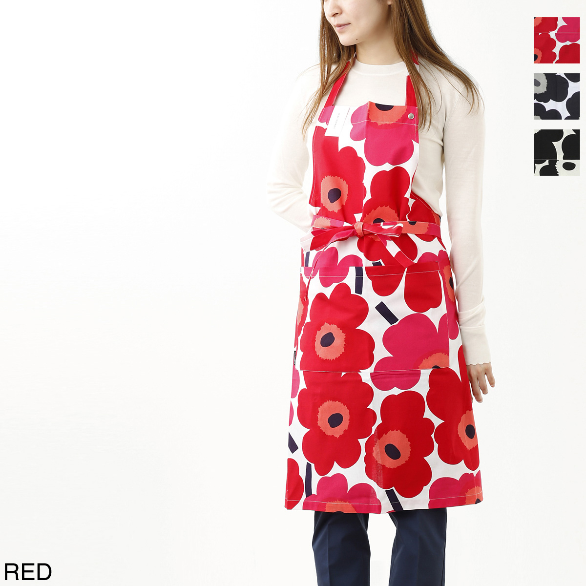 楽天市場】【訳あり】【アウトレット】マリメッコ marimekko エプロン