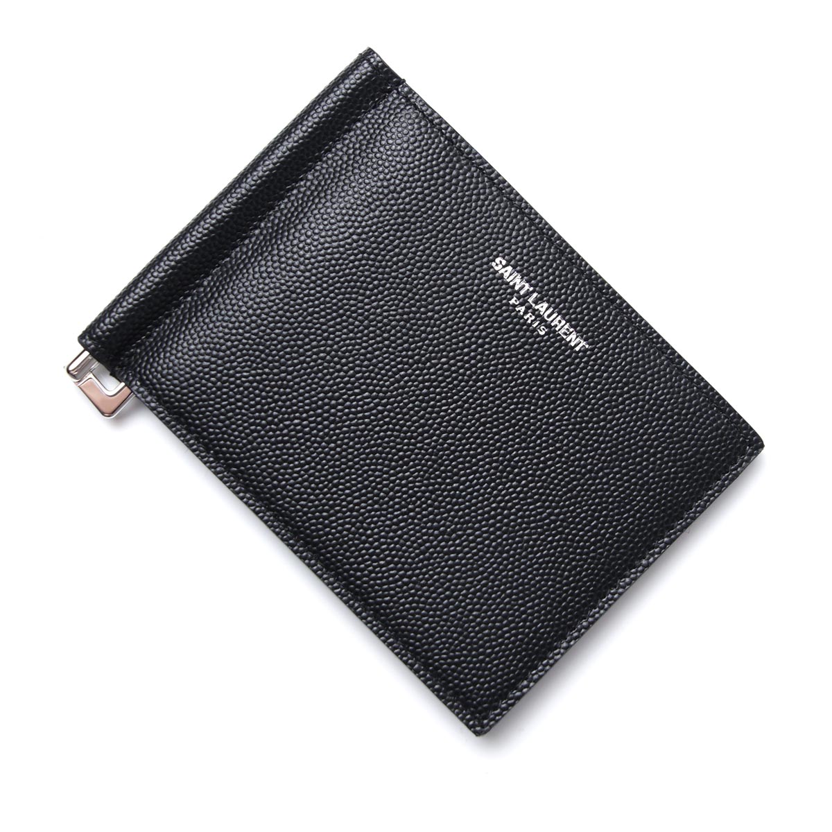 【楽天市場】【P10倍！9/1 20時~9/18 10時まで】サンローラン SAINT LAURENT マネークリップ ブラック メンズ