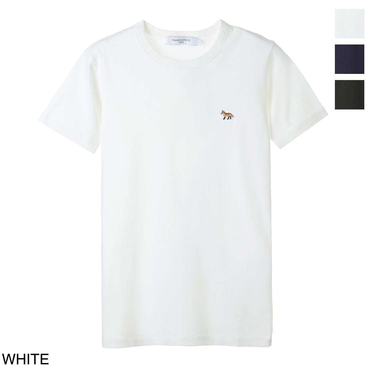 楽天市場 Maison Kitsune Tシャツ メゾンキツネ メンズ レディース ユニセックス 半袖 キツネ 顔 Double Fox Head Patch Tee 全2色 Bukj0008 Daluma