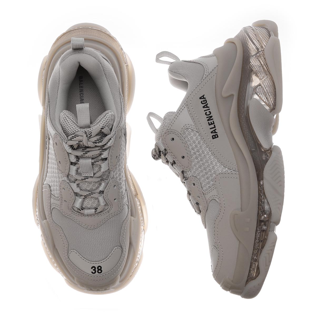楽天市場 バレンシアガ Balenciaga スニーカー ベージュ レディース W2ga1 9002 Triple S トリプルｓ クリアソール あす楽対応 関東 返品送料無料 ラッピング無料 21ss モダンブルー楽天市場店