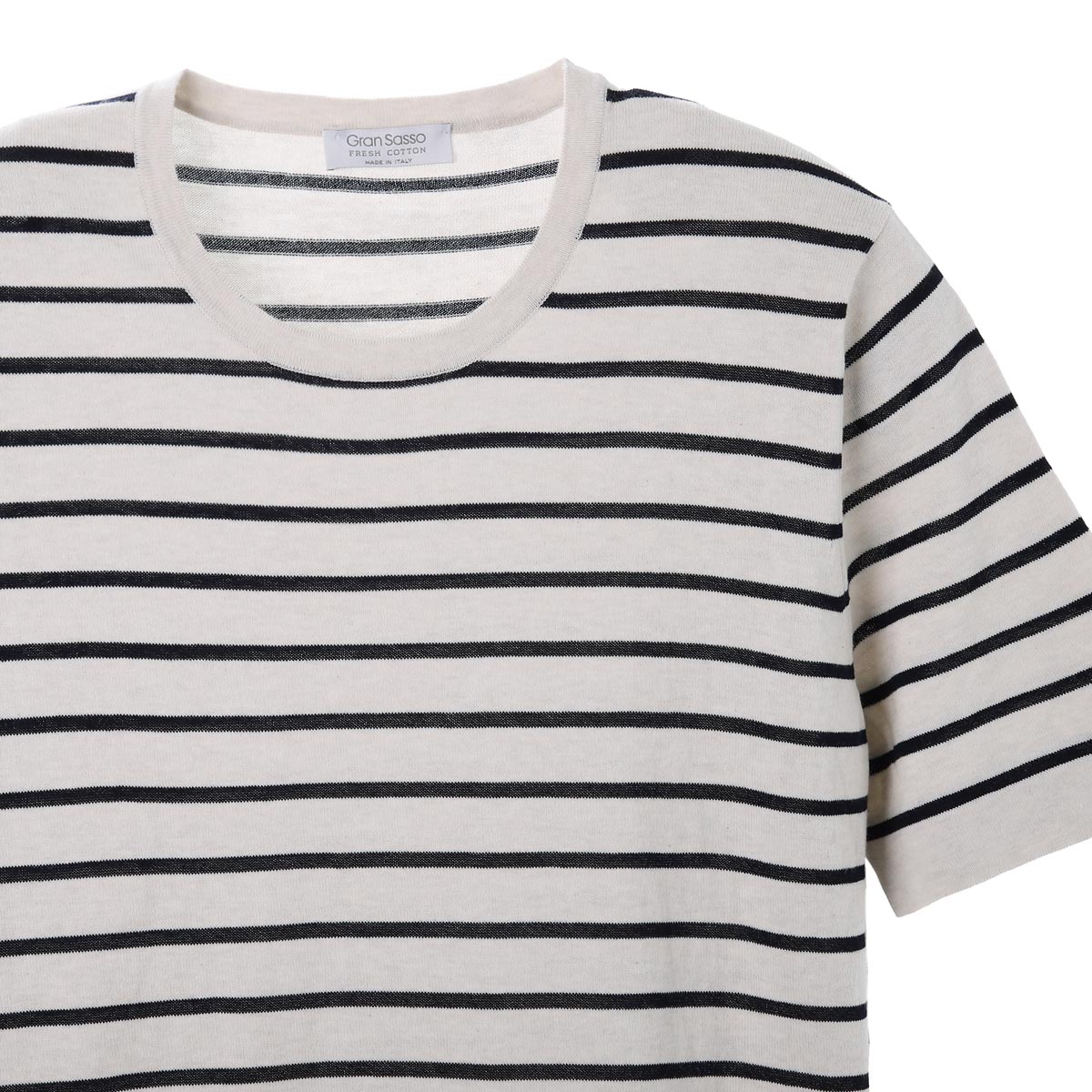 送料無料 グランサッソ Gran Sasso グランサッソ クルーネック 半袖ニット 21年春夏新作 グランサッソ クルーネック Gran Sasso クルーネック 半袖ニット メンズ 大きいサイズあり 641 006 あす楽対応 関東 返品送料無料 ラッピング無料