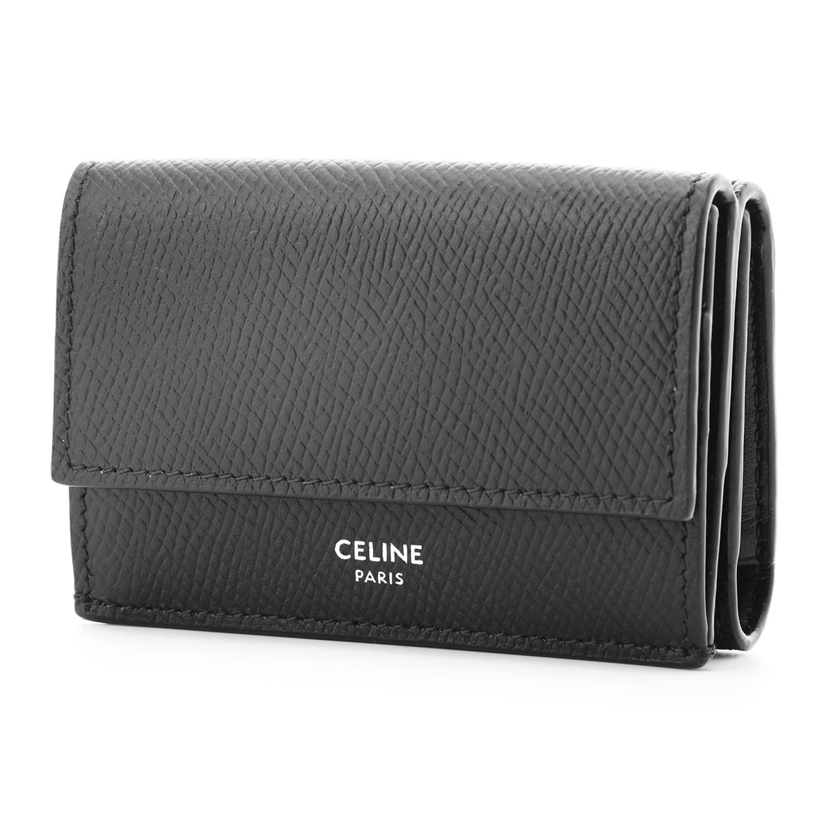 楽天市場 セリーヌ Celine 3つ折り財布 小銭入れ付き ブラック メンズ 10e60 3bel 38si あす楽対応 関東 返品送料無料 ラッピング無料 21aw モダンブルー楽天市場店