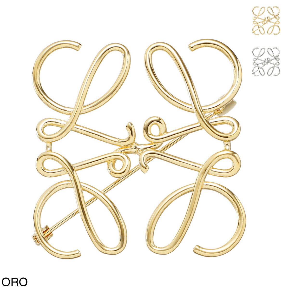 楽天市場】LOEWE ロエベ ブローチ ANAGRAM BROOCH 111.25.020
