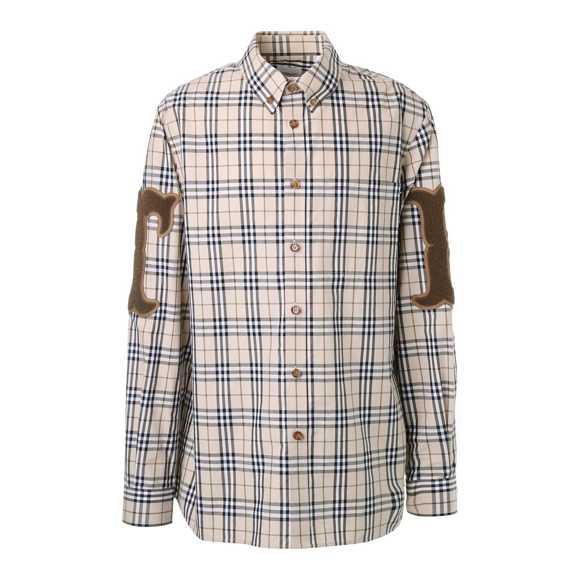 バーバリー Burberry 非公式ジャージー ベージュ メンズ Softfawn Ip Chck Lettergraphic Check Cotton Poplinshirt あしたたあいない対応 関東 返品送料無料 ラッピング無料 Sleepingpillsdirect Uk