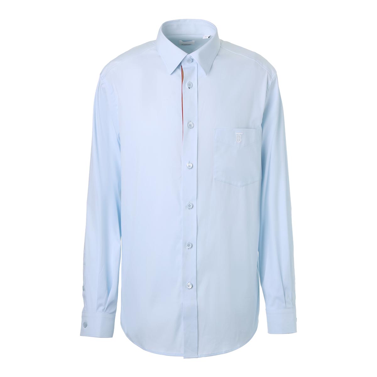 バーバリー BURBERRY 長袖シャツ ブルー メンズ 8043061 paleblue MONOGRAMMOTIF  STRETCHCOTTONBLEND SHIRT 最終値下げ