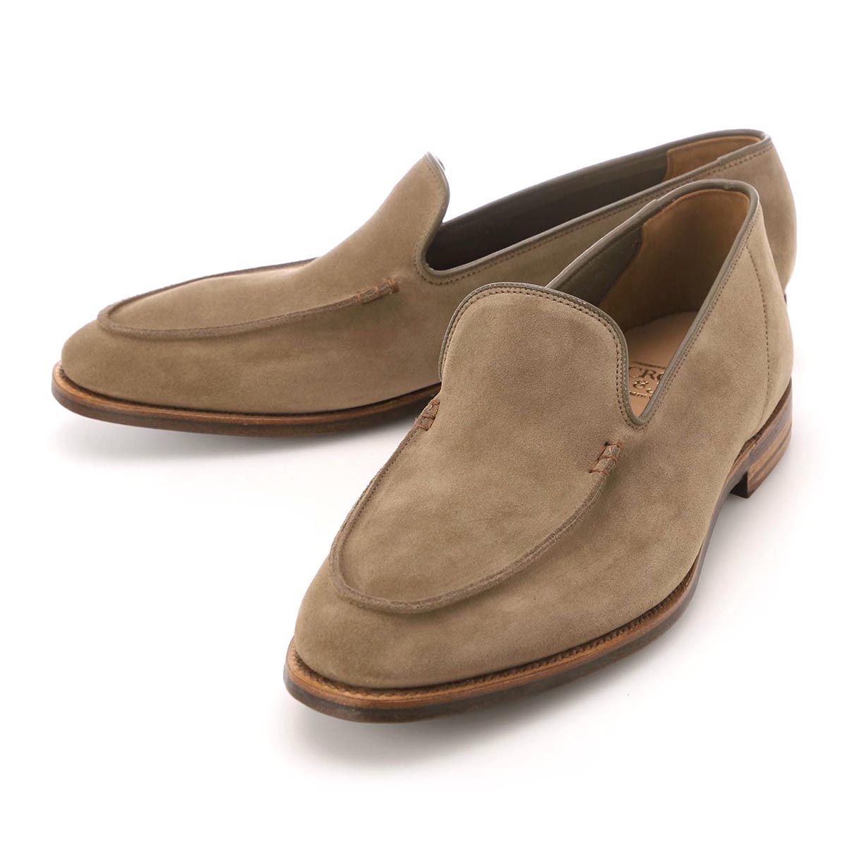 高い素材 クロケット ジョーンズ Crockett Jones タッセルローファー ブラウン メンズ 大きいサイズあり Solent Suede 215a S05l7 Snuff Solent 215a S05l7 ラスト 367 あす楽対応 関東 返品送料無料 ラッピング無料 21aw ローファー