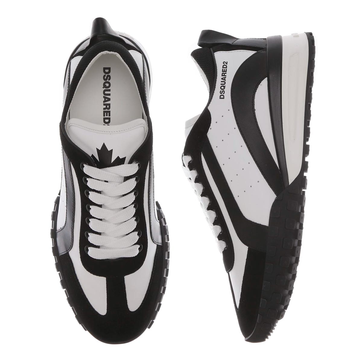 【アウトレット】ディースクエアード DSQUARED2 スニーカー ホワイト メンズ snm0196 13220001 m072 REGEND  SNEAKERS【あす楽対応_関東】【返品送料無料】【ラッピング無料】[] | モダンブルー楽天市場店