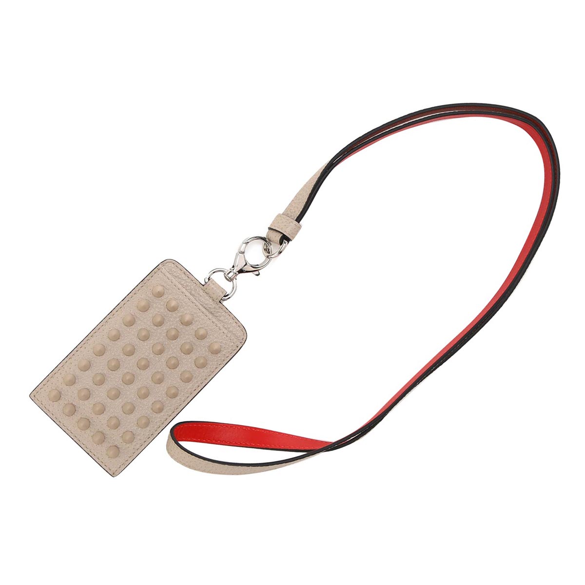 クリスチャンルブタン Christian Louboutin カードケース ベージュ メンズ I452 Calce Calce Miloucah Card Holder あす楽対応 関東 返品送料無料 ラッピング無料 21aw Indorerwamo Com