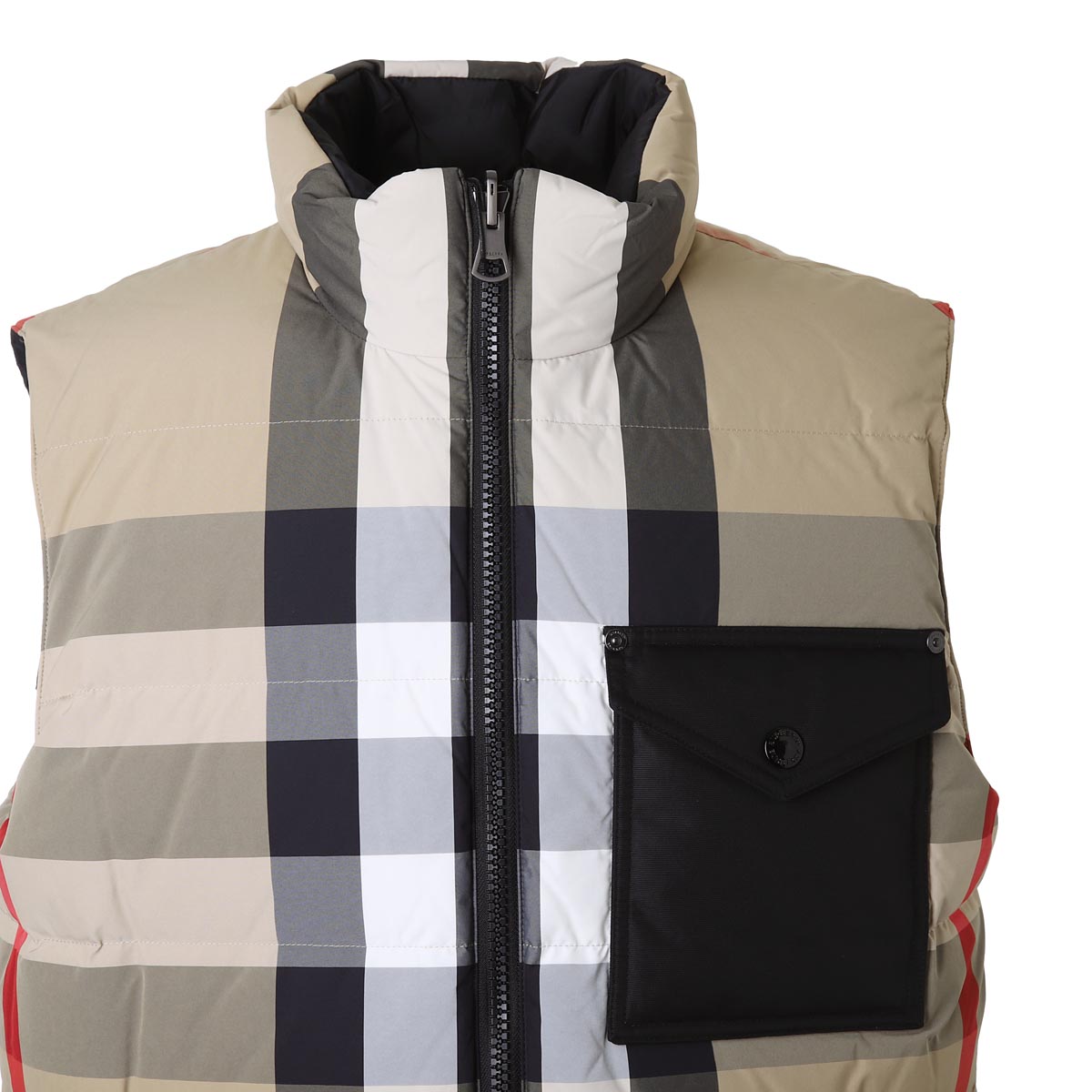 バーバリーBURBERRYダウンベストベージュメンズ8032997archivebeigeblack【あす楽対応_関東】【返品送料無料】【ラッピング無料】