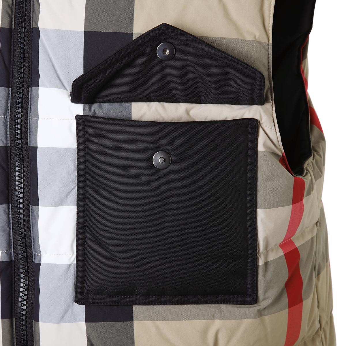 バーバリーBURBERRYダウンベストベージュメンズ8032997archivebeigeblack【あす楽対応_関東】【返品送料無料】【ラッピング無料】
