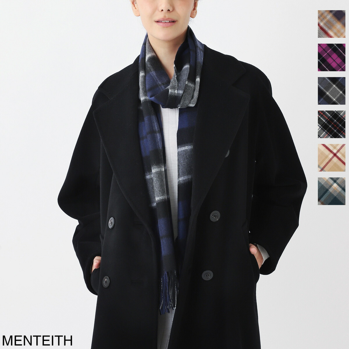 Johnstons of Elgin WA57 カシミヤ 中判 ストール 無地 正規取扱店】ジョンストンズ 中判カシミアストール無地13色(Plain