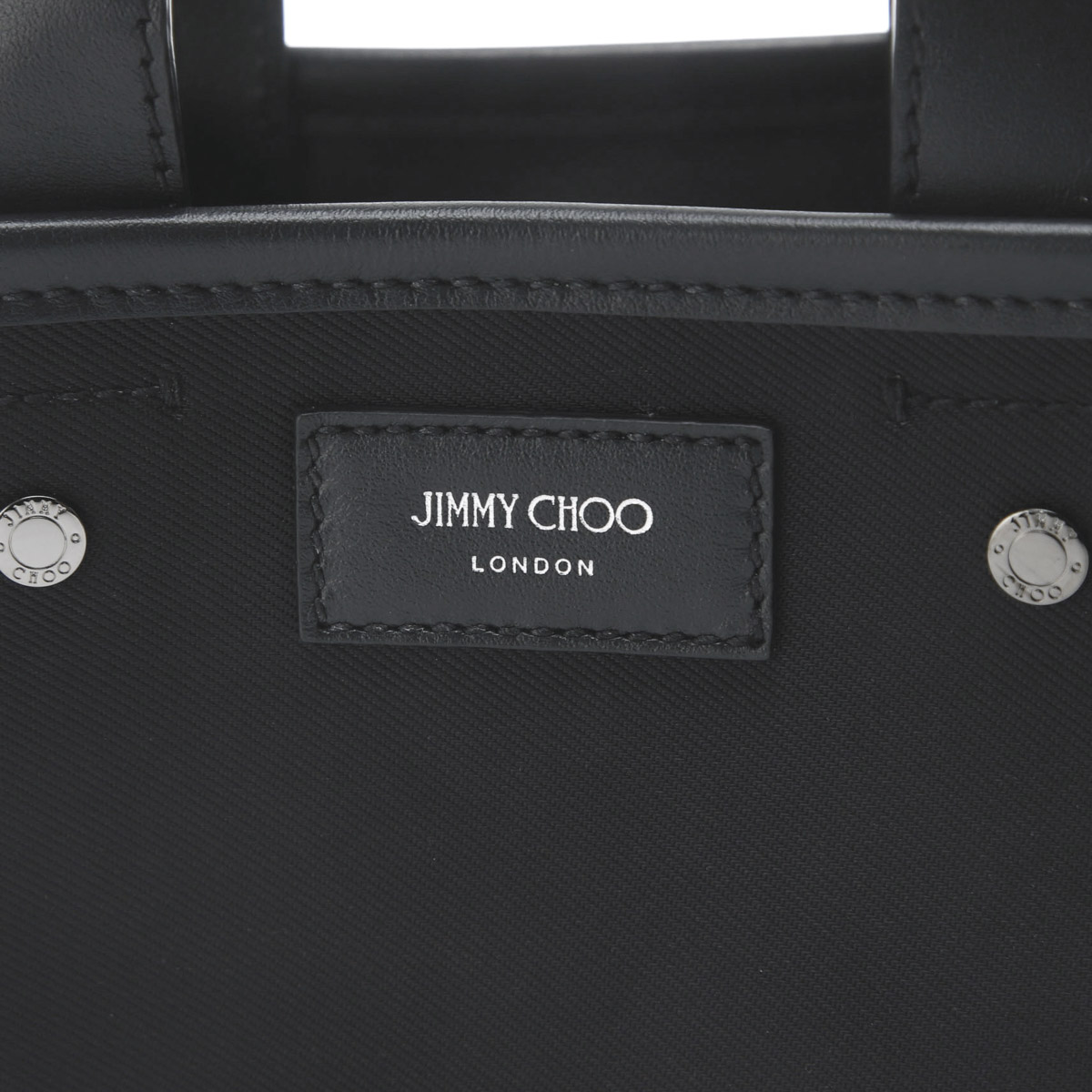 ジミーチュウ JIMMY CHOO s gunmetal nln shopper S tote ショルダー