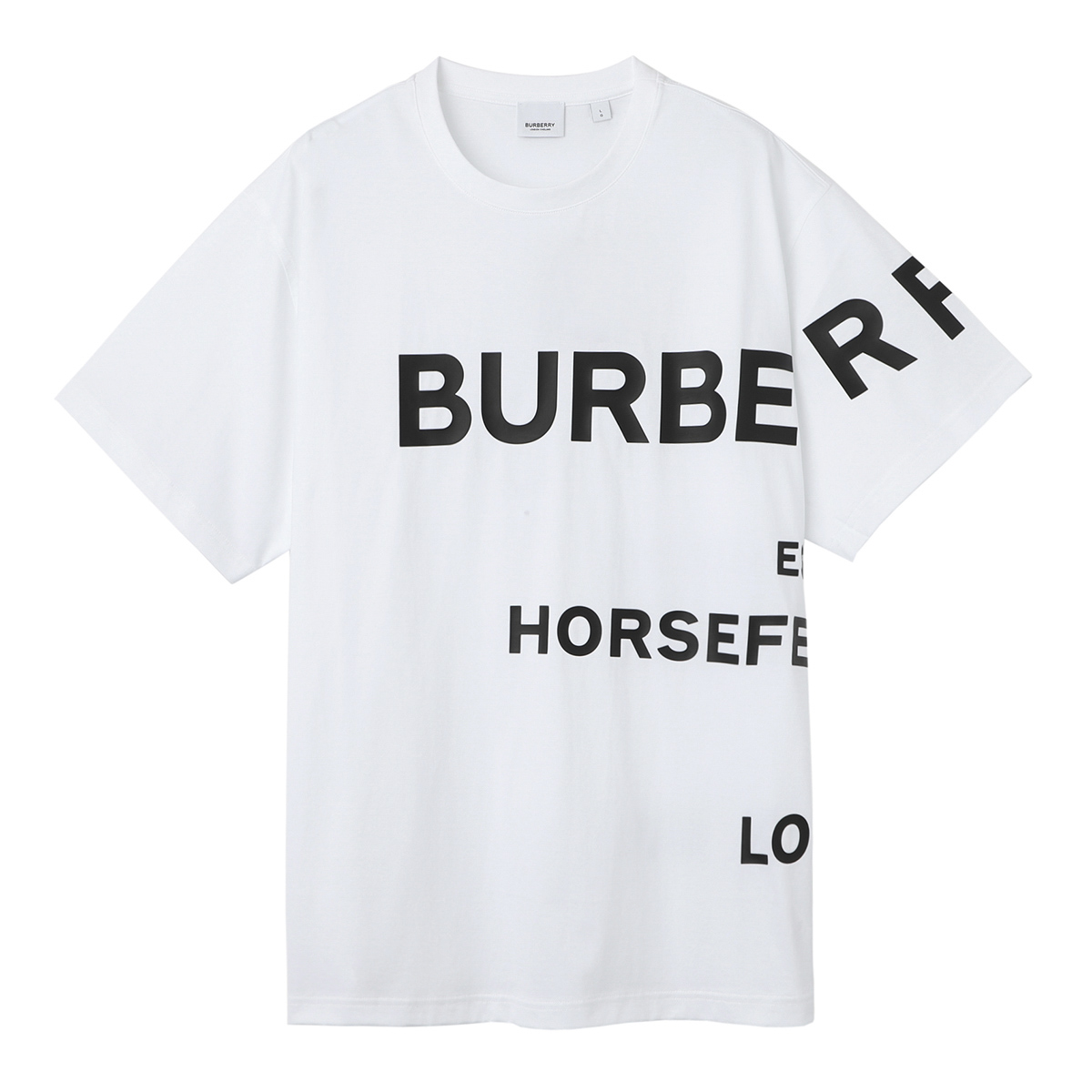 バーバリー BURBERRY クルーネックTシャツ メンズ white HARLFORD