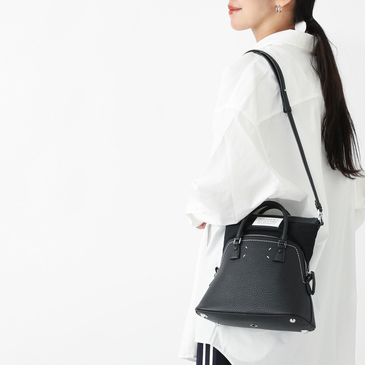メゾンマルジェラ Maison Margiela ショルダーバッグ ブラック レディース 5AC CLASSIQUE MINI【返品送料無料】｜モダンブルー店