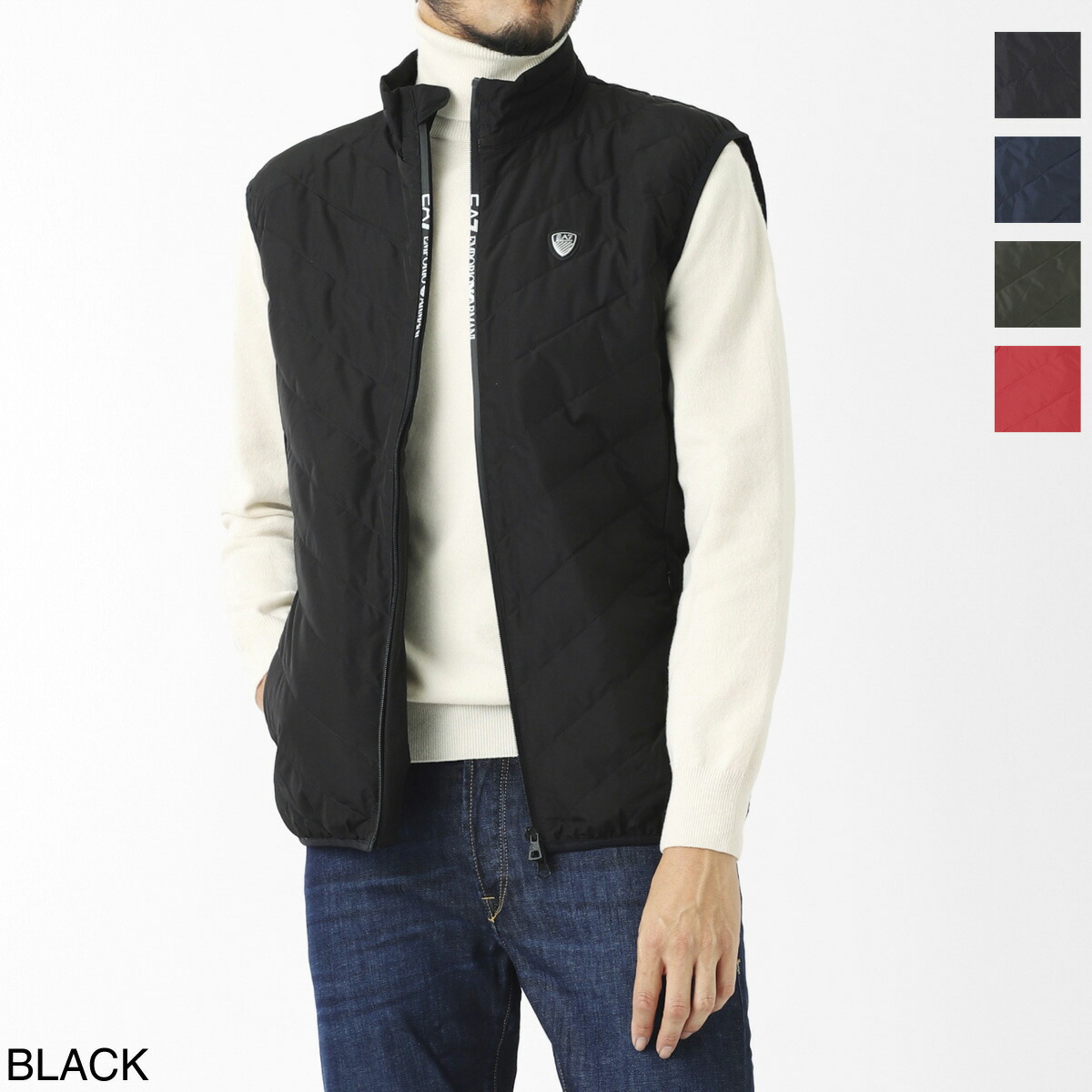 楽天市場】エンポリオアルマーニ EA7 EMPORIO ARMANI ダウンベスト