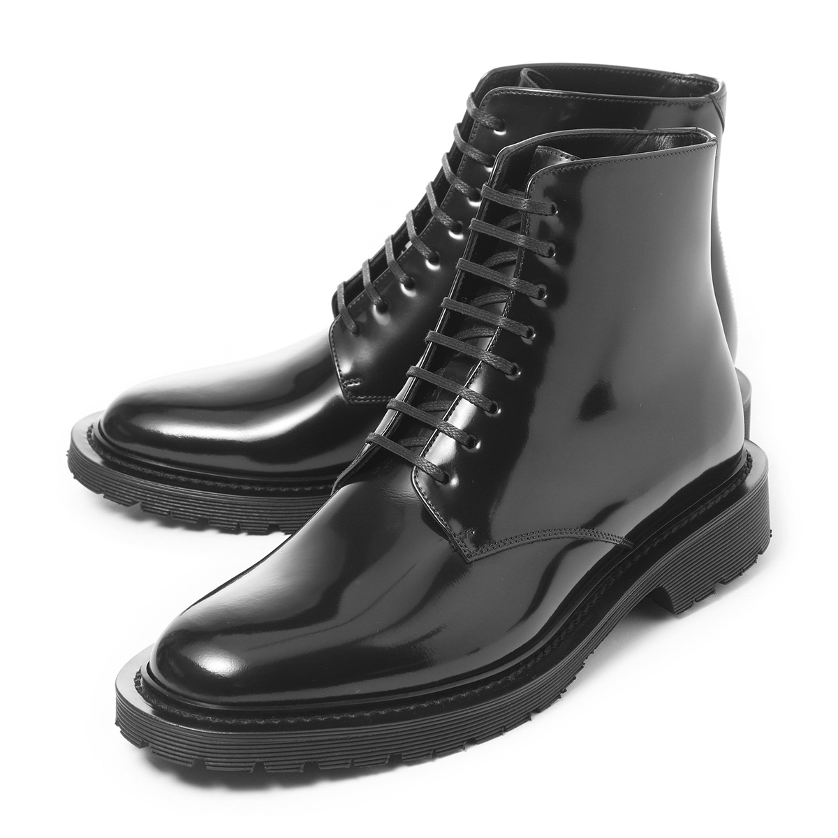 SAINT LAURENT レースアップブーツ | www.jarussi.com.br