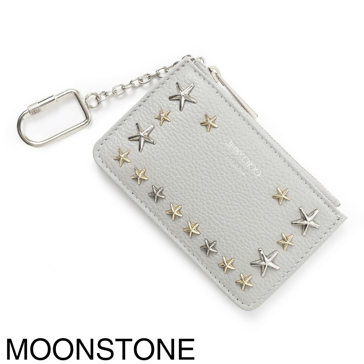 新品Jimmy Choo NANCY UUF MOONSTONEMIXキーケース-