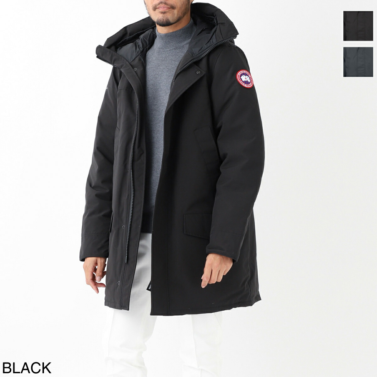   カーソンパーカー メンズL ブラック 3405MA CANADA GOOSE カーソンパーカー メンズL ブラック 3405MA