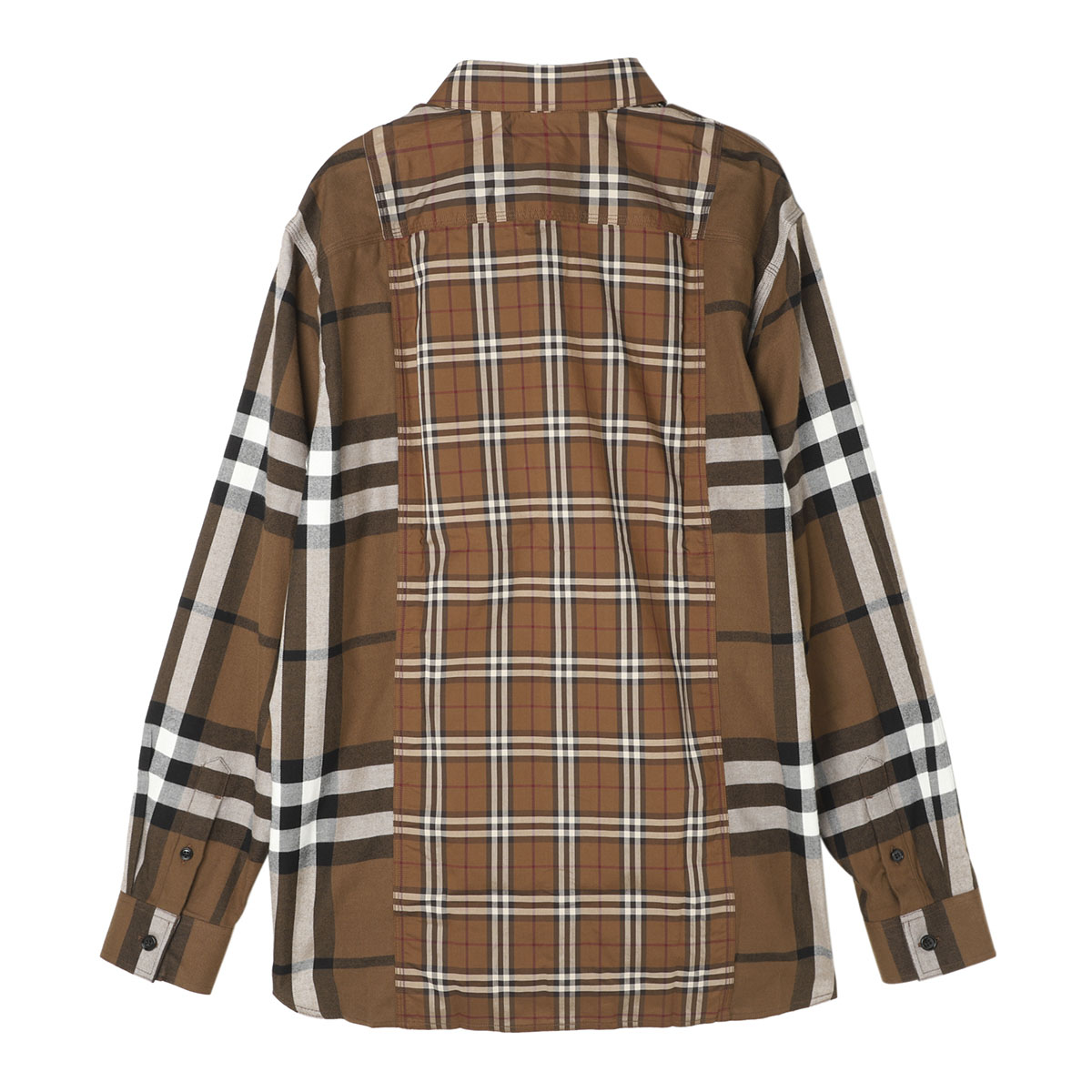 バーバリー BURBERRY ボタンダウンシャツ ブラウン warmwalnut ip